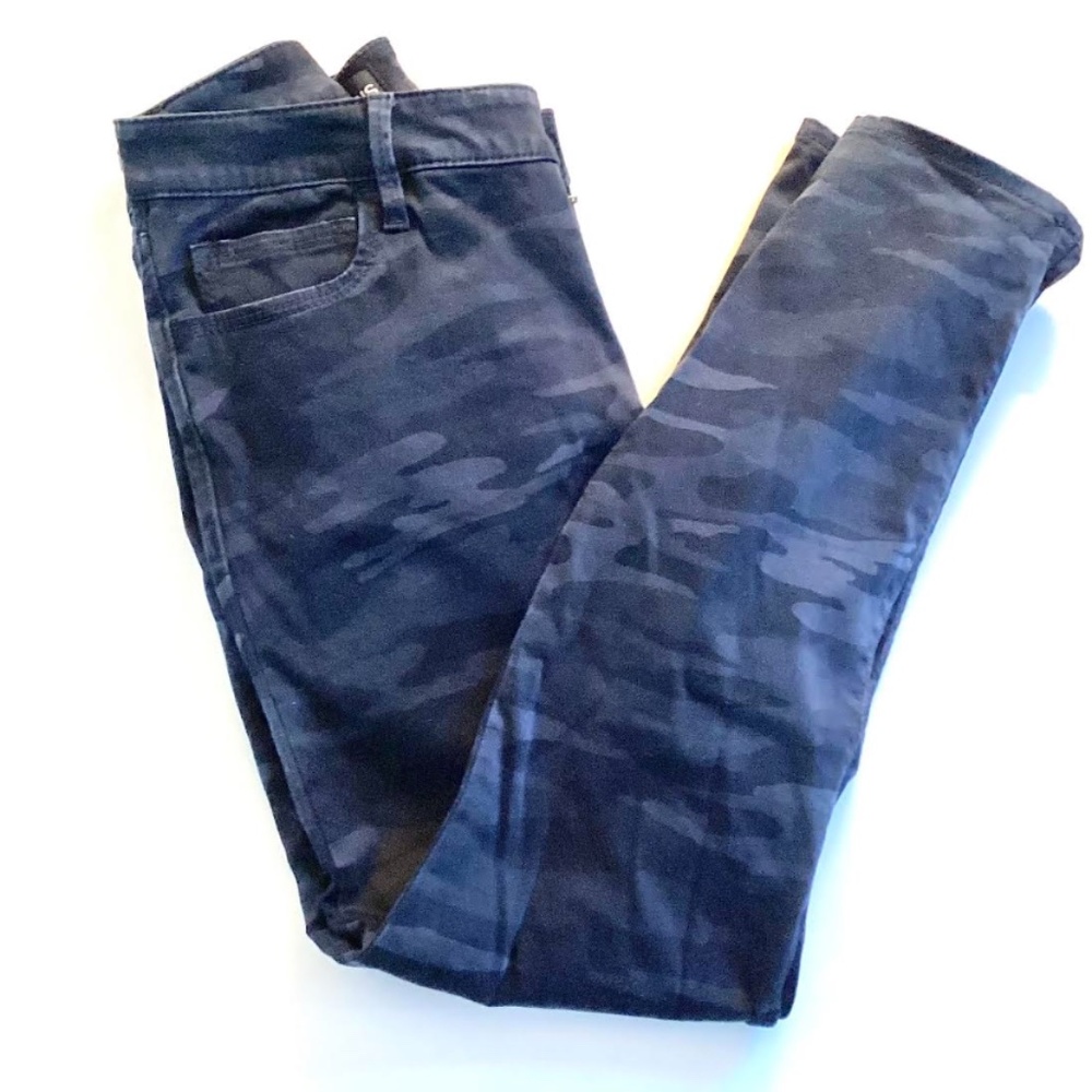Express Womens Black Cammo Jeans, 10